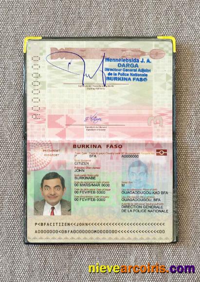 Burkina Faso pass (2018-present) photolook